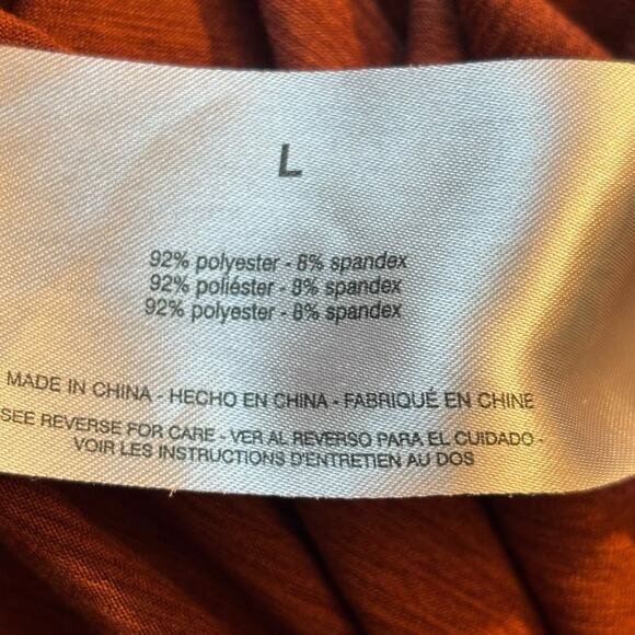 G.H. Bass & Co Men's Polo Burnt Orange Size Large - Picture 5 of 5